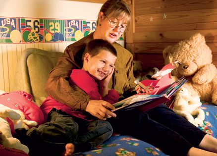 Boy learns about faith and Christmas