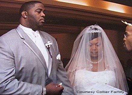 Richard Collier standing at his wedding, photo courtesy the Collier family