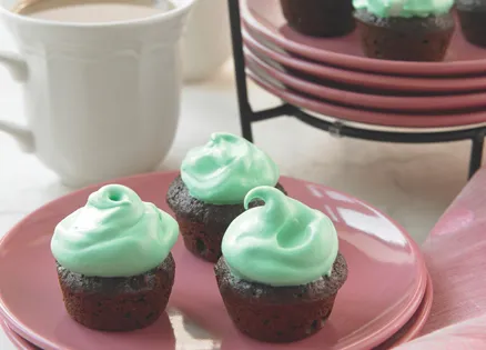 Dessert recipes: Itty-Bitty Minty Brownie Bites