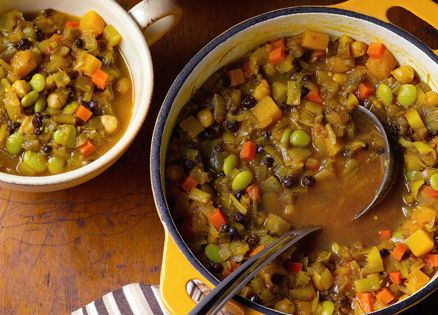 Pumpkin, Zucchini, And Chickpea Tagine