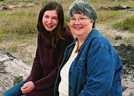 Anita with granddaughter Aimee Rose