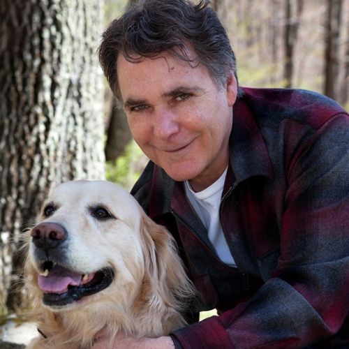 Guideposts Editor-in-Chief Edward Grinnan and his dog, Millie