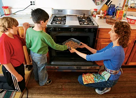 Rosemary Marbach and her nephews Patrick and Daniel