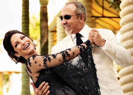 Gloria Estefan dances with her husband, Emilio