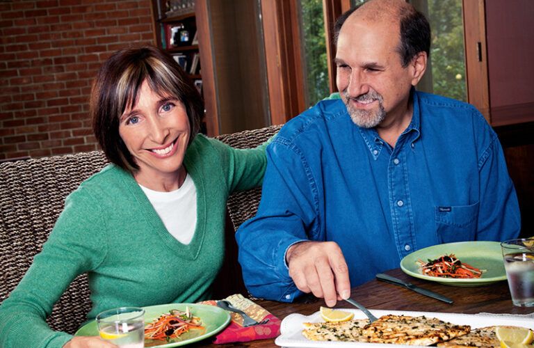 Rebecca Katz and her husband, Gregg