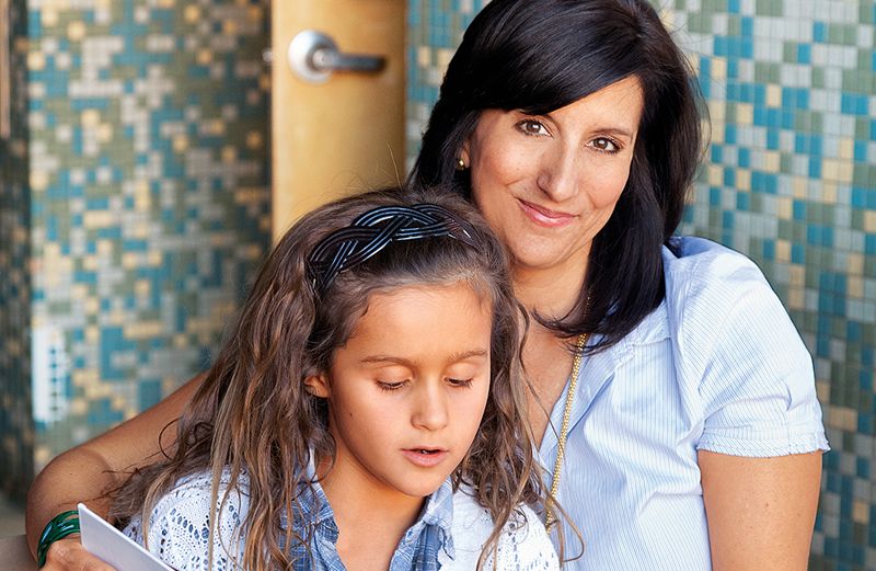 Caroline Updyke with her daughter Lauren