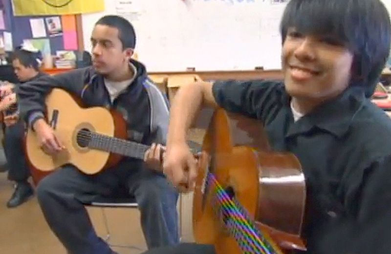 Californ teens learn music thanks to the efforts of an area software engineer