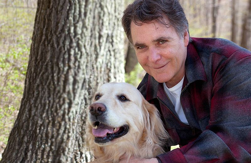 Guideposts Editor-in-Chief Edward Grinnan and his dog, Millie