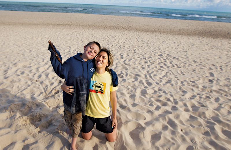 Amanda and Trace at Indian Dunes, Indiana