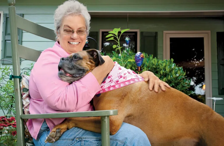 Carol Witcher with Floyd Henry