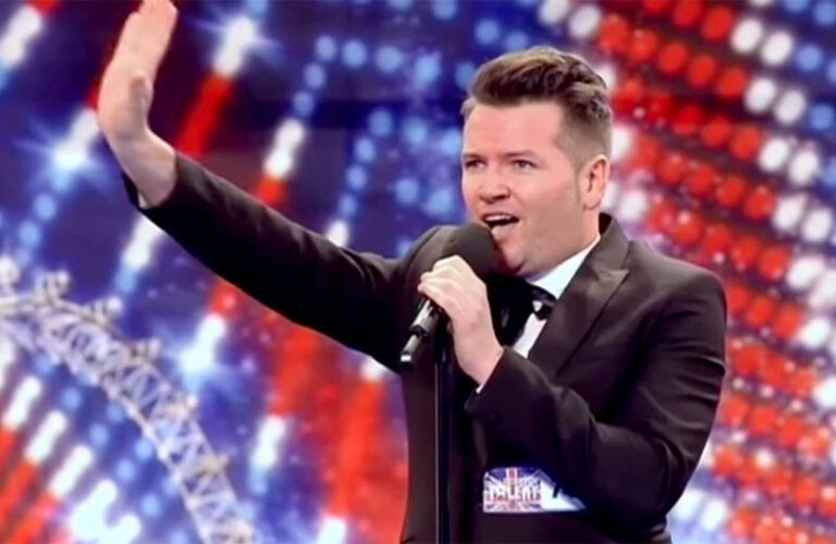 Edward Reid on Britain's Got Talent