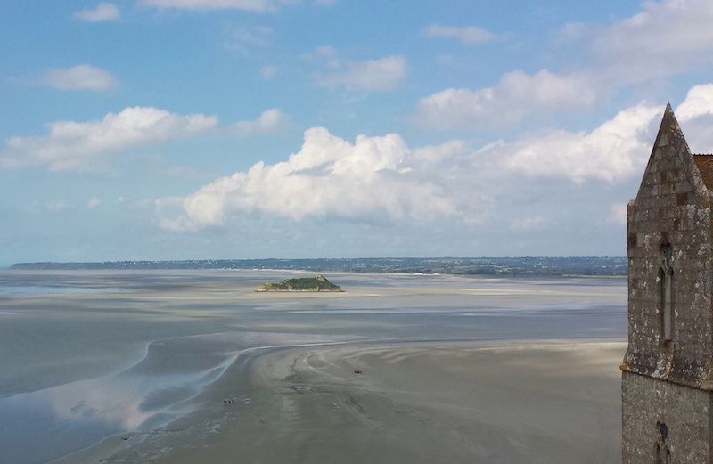 The view from Mont Saint-Michel