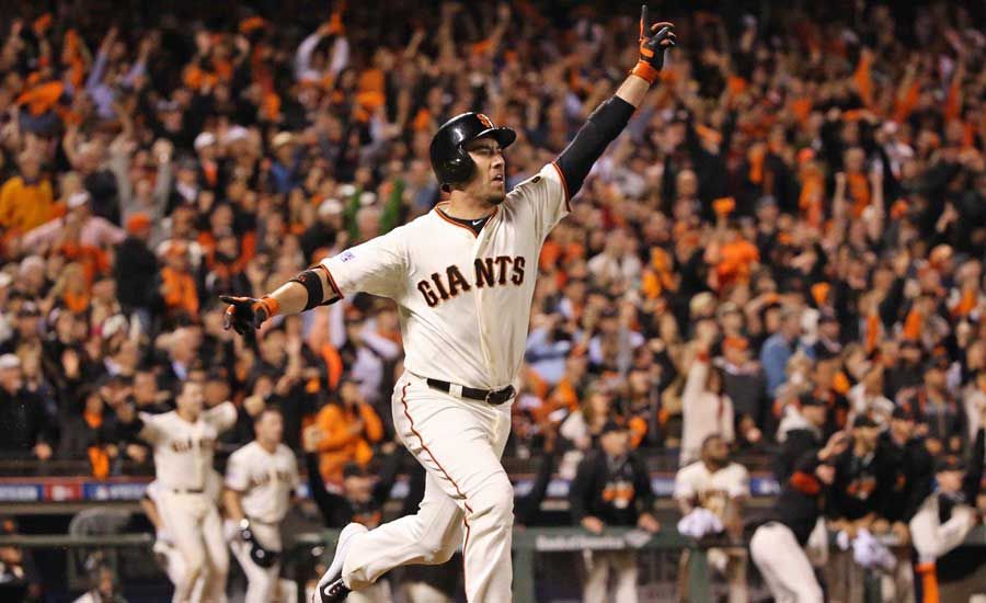 Travis Ishikawa hits home run for San Francisco Giants