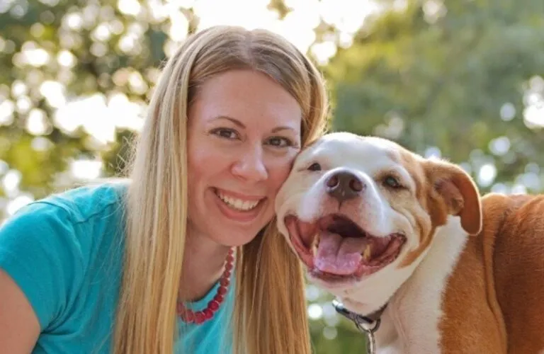 Nikki and beloved dog, Sonny