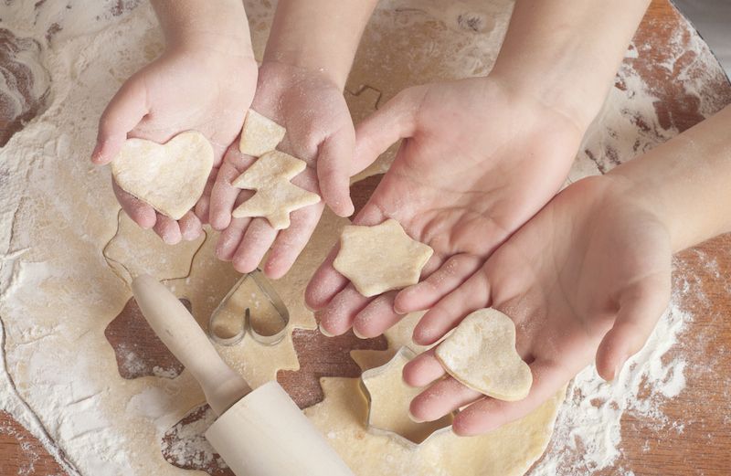 Baking Christmas cookies. Photo by Ghenadii Boico, Thinkstock.