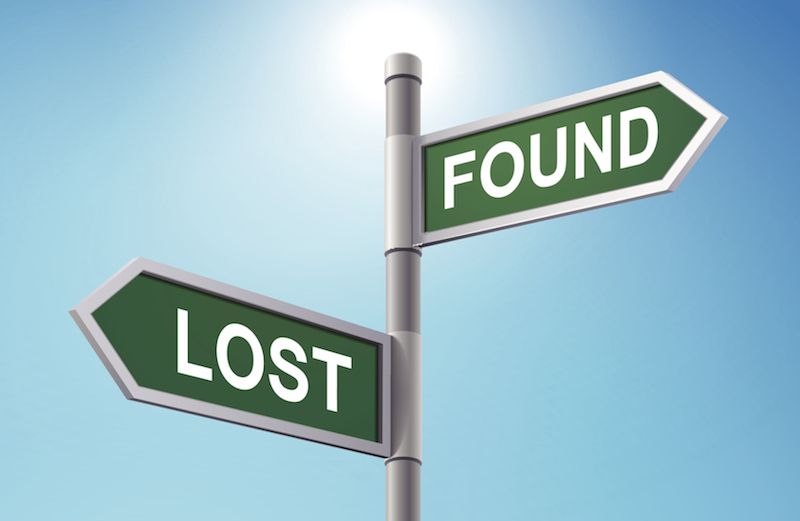 Lost and found. Photo by totallyPic.com, Thinkstock.