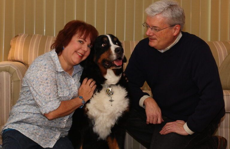 Peggy and Mike with Gabriel.