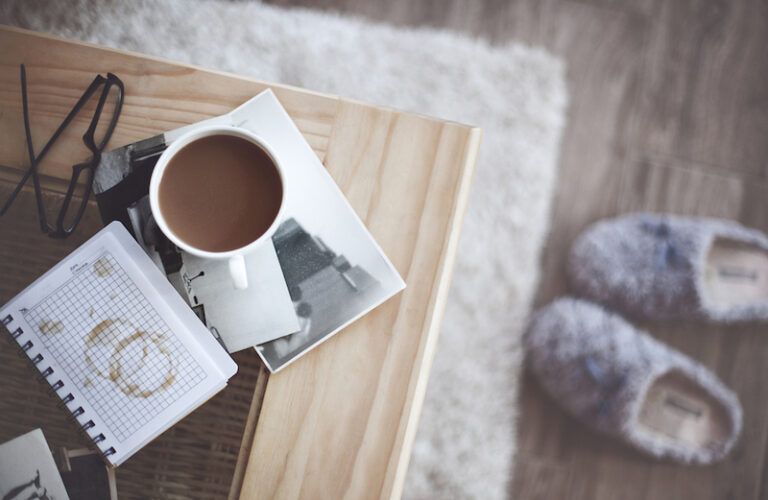 Coffee cup and a sacred moment. Photo by Alena Ozerova, Shutterstock.