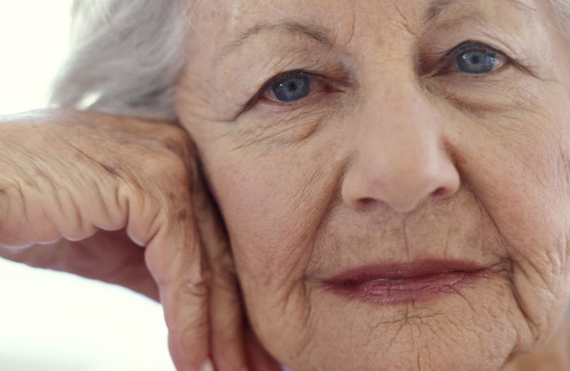 Elderly woman's face. Photo by Pixland, Thinkstock.