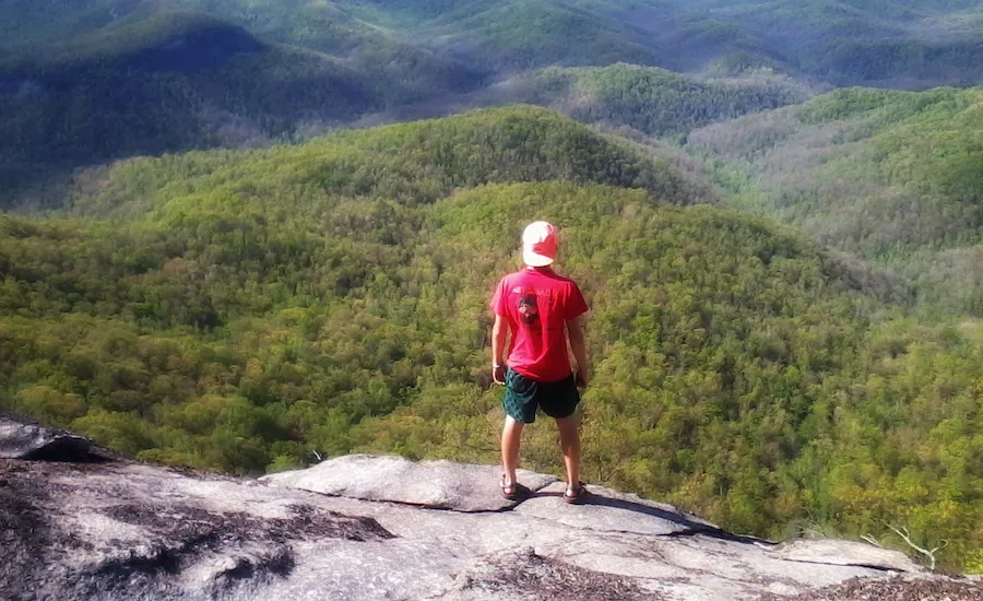 Standing on the bedrock of peace.