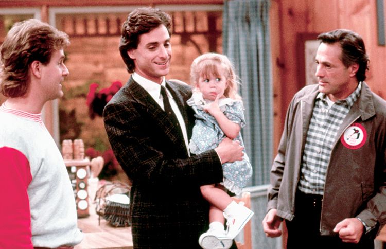 Bob Saget (center) as Danny Tanner in Full House