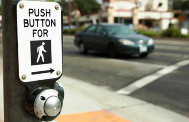 a pedestrian road crossing where strangers became prayer partners