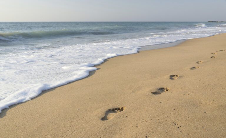 When God shows up unexpectedly at the beach.