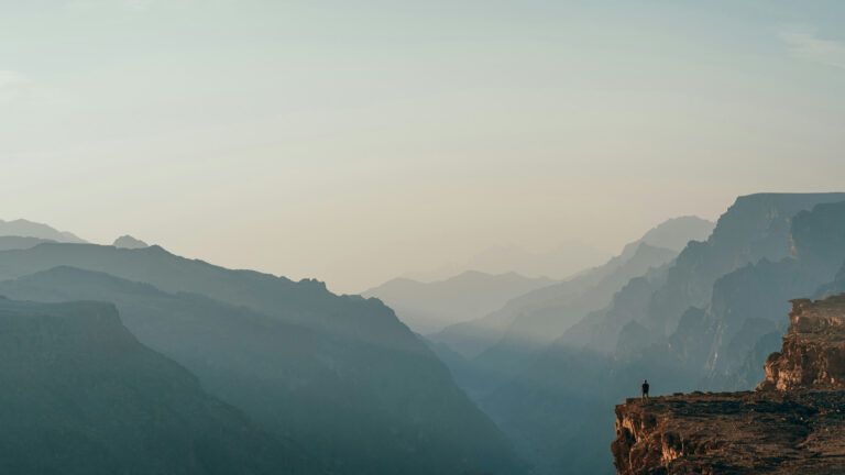 Royalty-free image: A scenic view of mountains