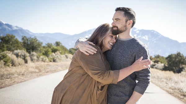 Lynne Nichols with her son, Ben.