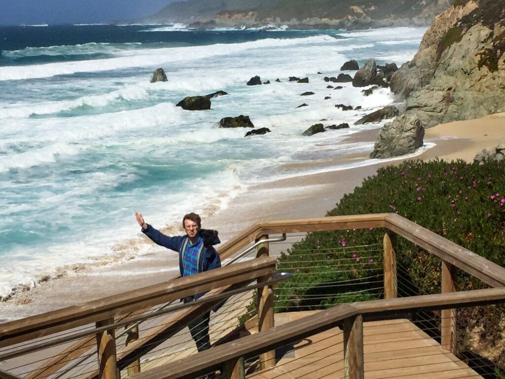 The Pacific Ocean surveyed by Dan Hoffman in Big Sur.