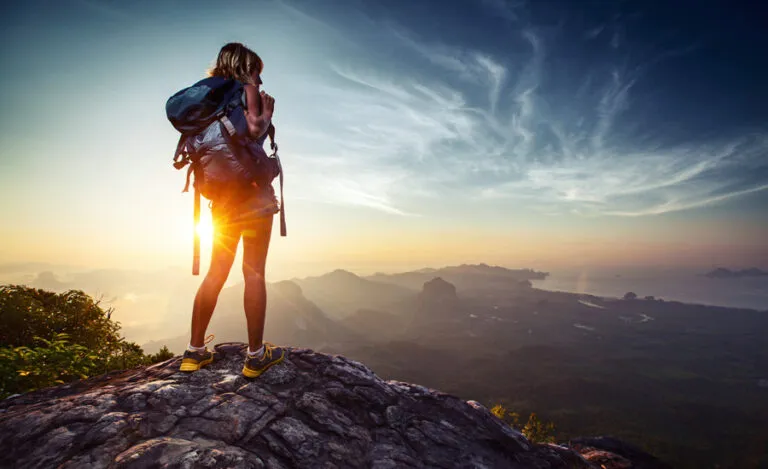 Woman Hiking