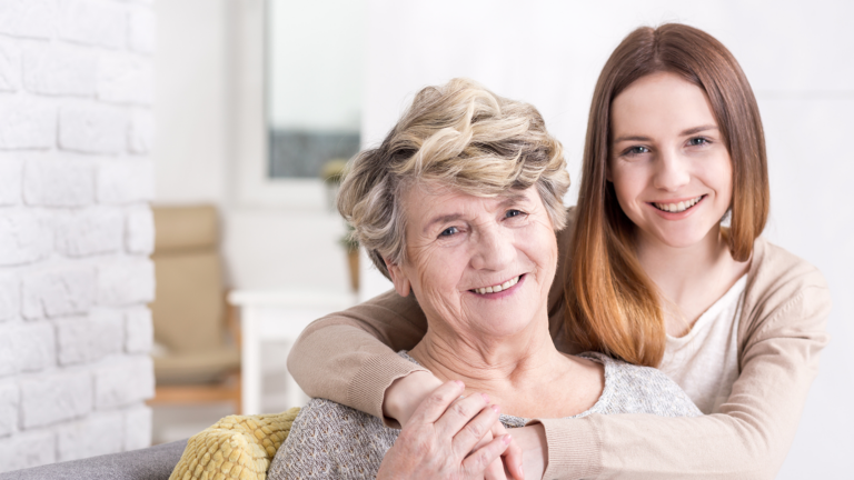 Grandma and Granddaughter