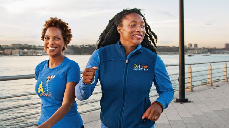 T. Morgan Dixon (right) and Vanessa Garrison, founders of GirlTrek