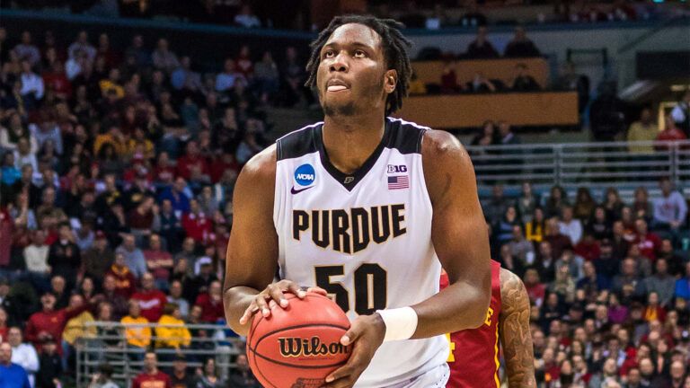 Purdue University power forward Caleb "Biggie" Swanigan