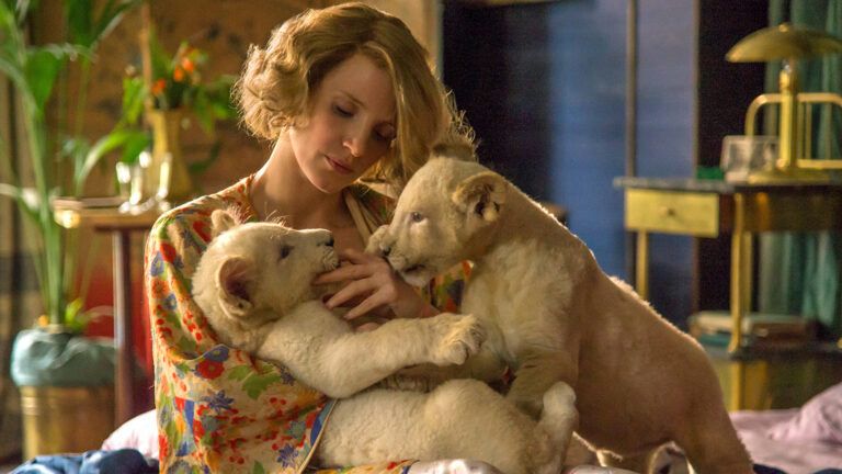 Jessica Chastain in "The Zookeeper's Wife"