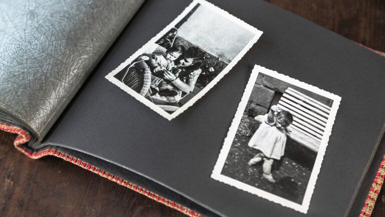 Family photos and family memories