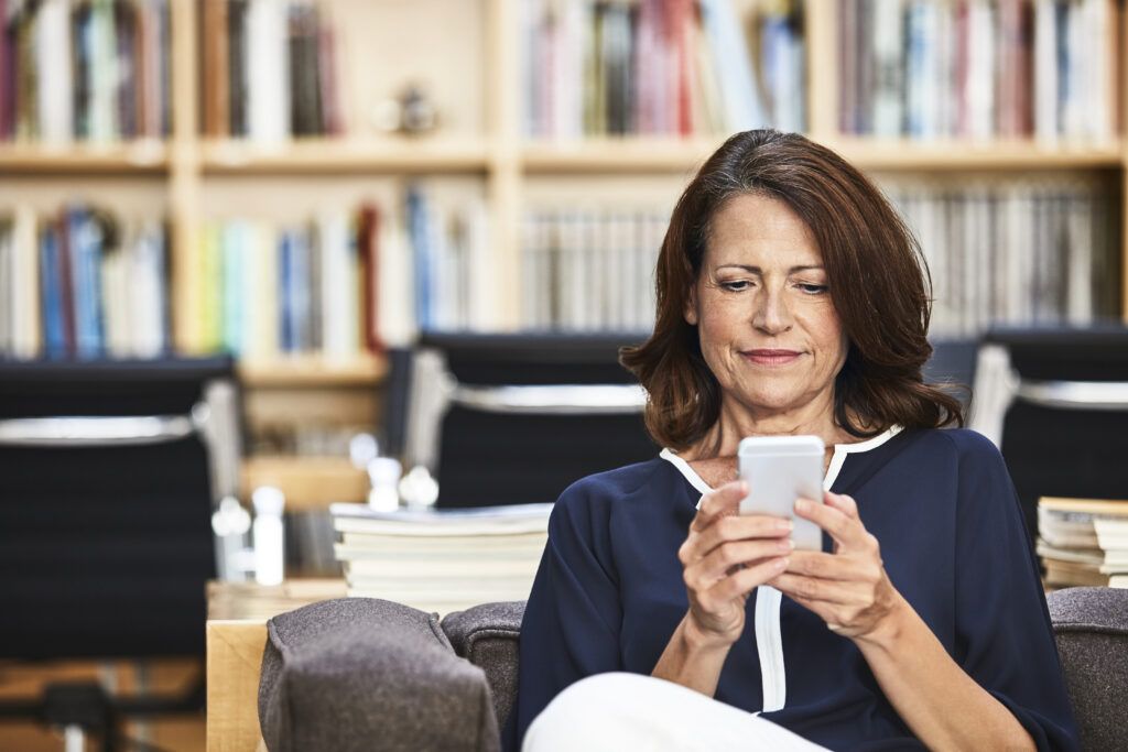 Mom making a phone call