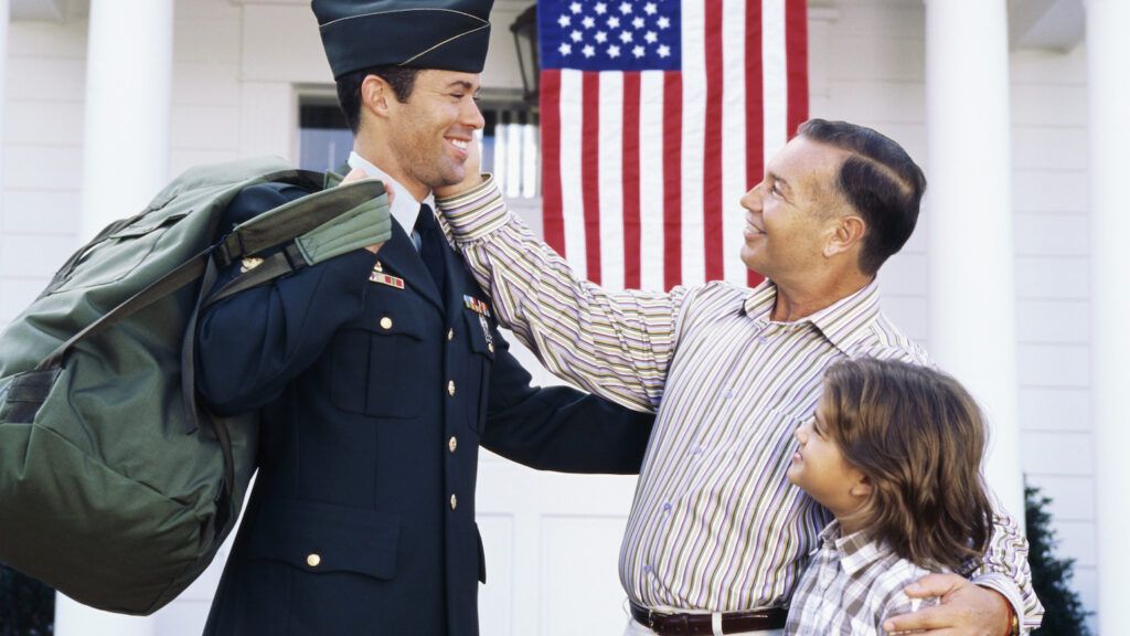 Proud military family