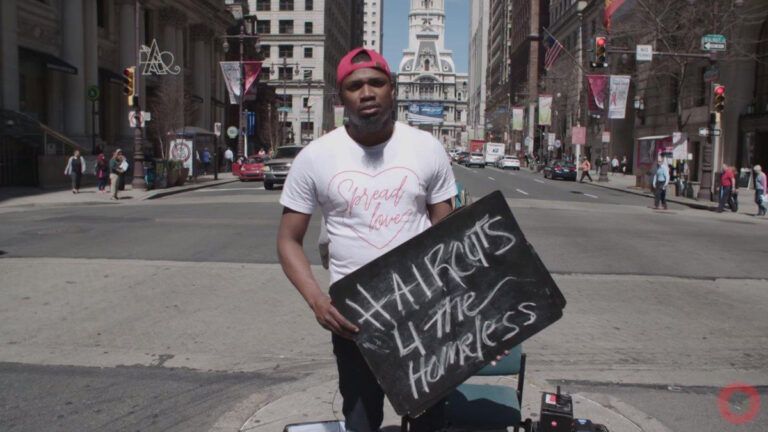 Philadelphia Barber Brennon Jones, Haircuts for Homeless