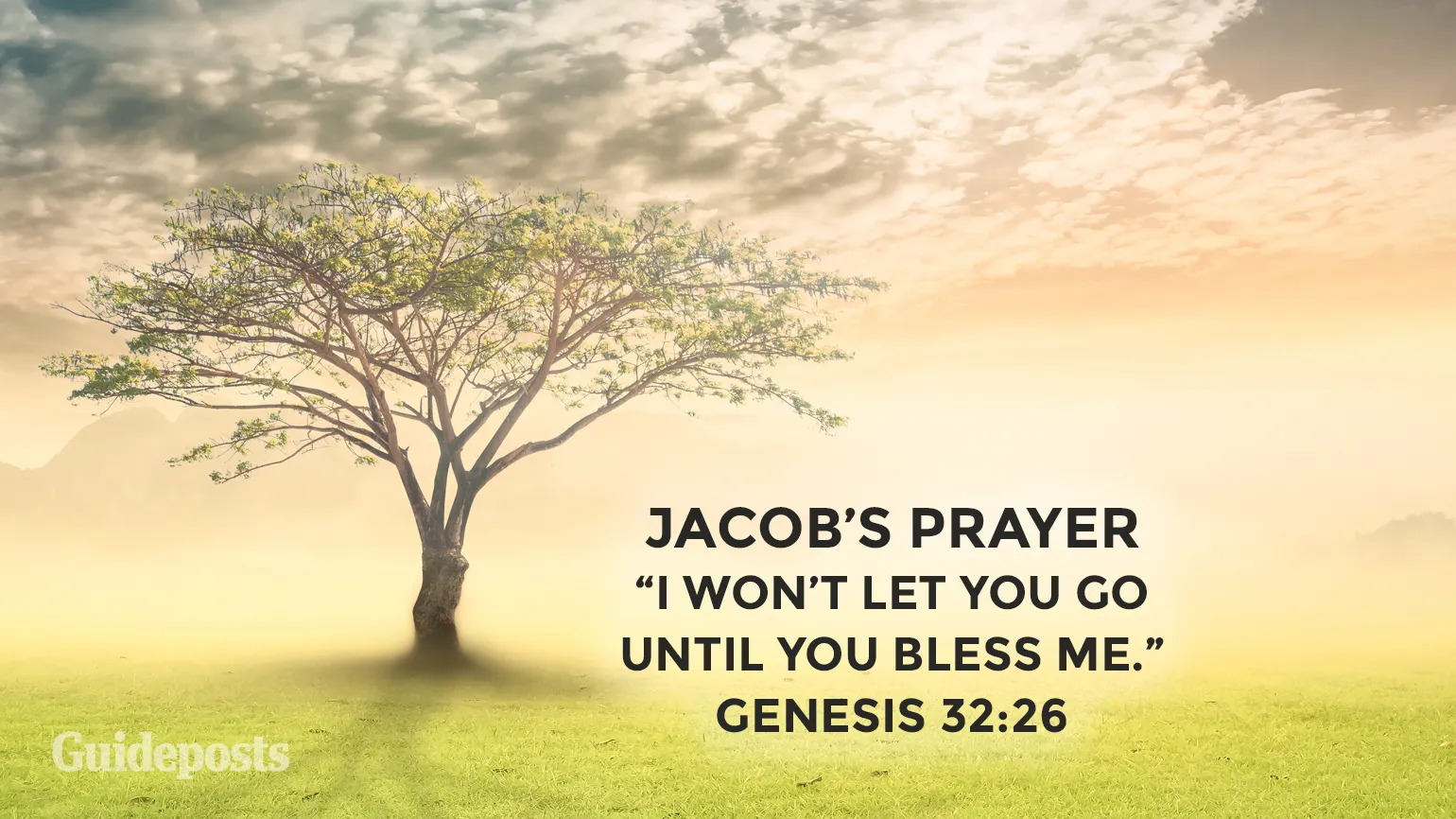 Jacob’s Prayer