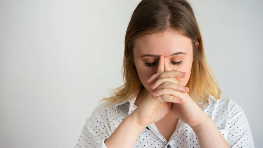 Woman praying