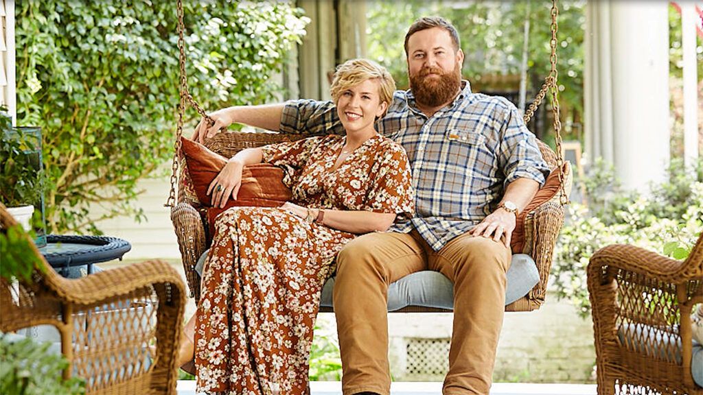 Erin and Ben Napier, hosts of HGTV's Home Town