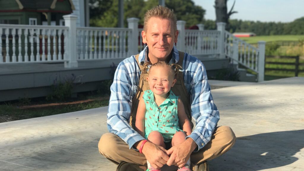 Rory with his daughter Indiana