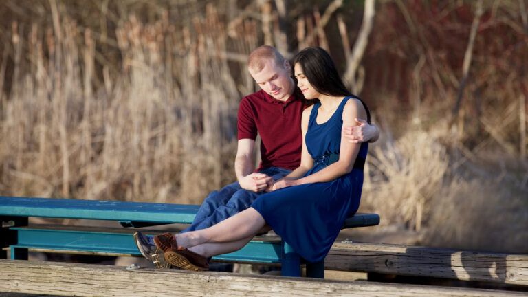 Couple praying