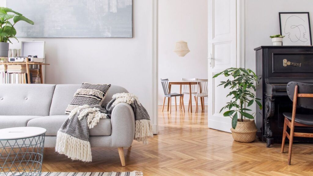 Clean living room