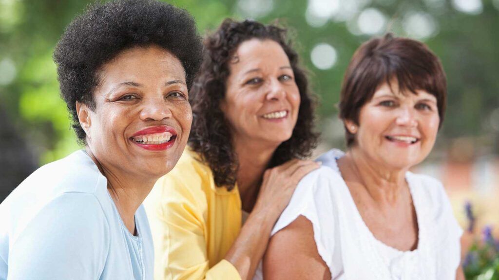 Three women