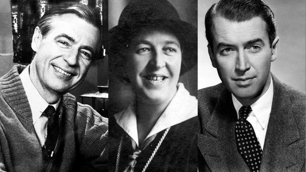 Fred Rogers, Corrie ten Boom and James Stewart