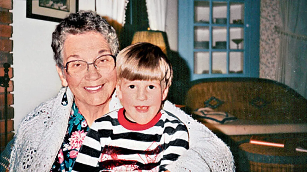 Joel and his grandma Barb