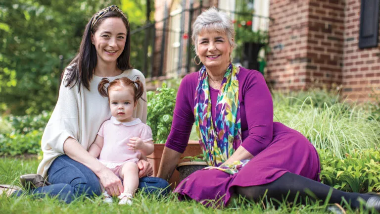 Grandma Mimi and her daughter/granddaughter. Photo credit: Natalia Weedy