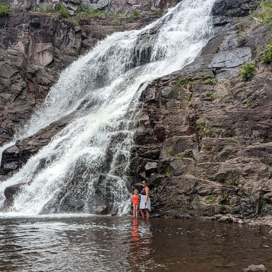 Caribou Falls; Little Marais, Minnesota